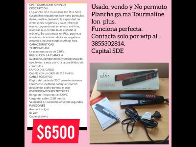 Varios Moda y Belleza CP3 TOURMALINE ION PLUS Ga.ma